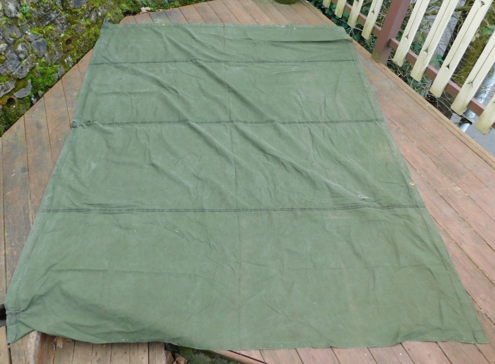 MILITARY SURPLUS 9 x 7 PLAIN CANVAS INTERIOR WALL US ARMY