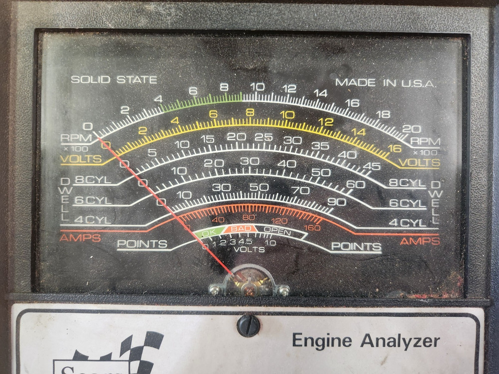 1970's Sears Engine Analyzer Model 161.2161