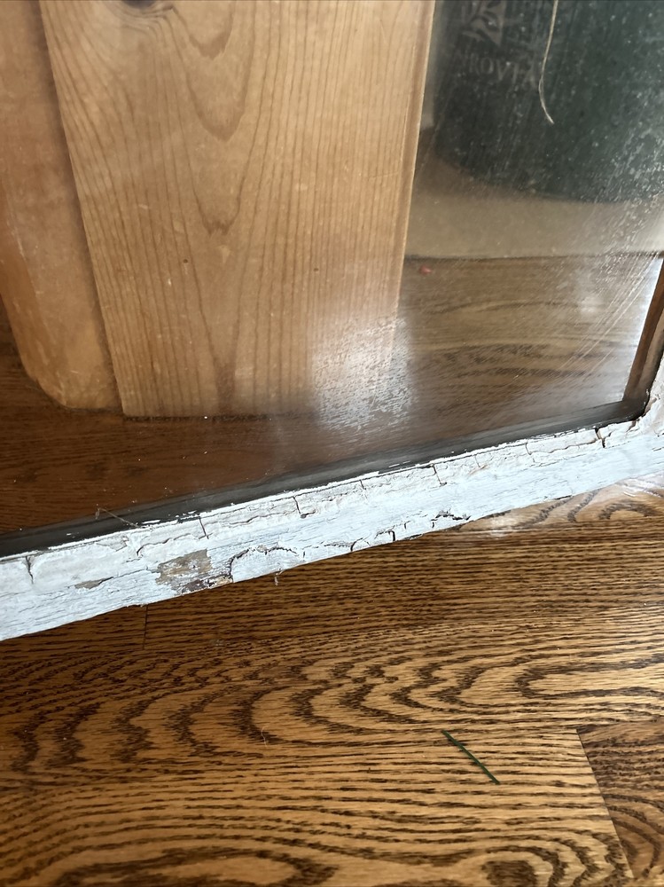 Antique Vintage Glass Window Frame
