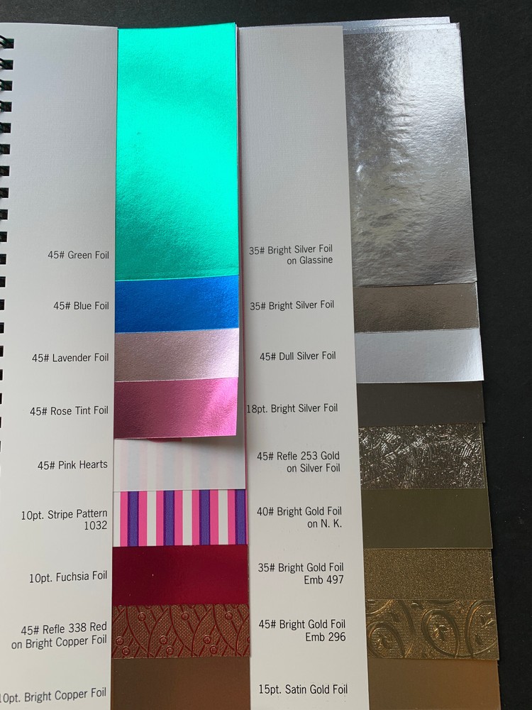 Hampden Papers Foil Paper Samples - Great for Crafting