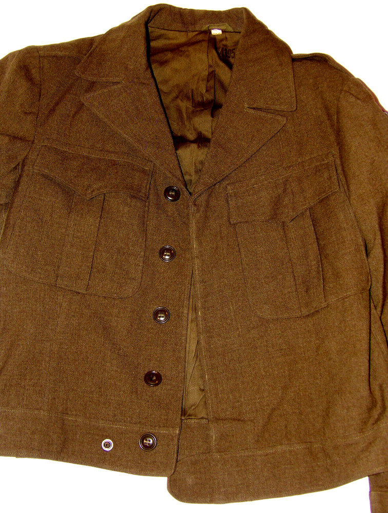VTG WWII/KOREAN WAR EISENHOWER/IKE WOOL JACKET! 3rd ARMY SHOULDER PATCH! 38R