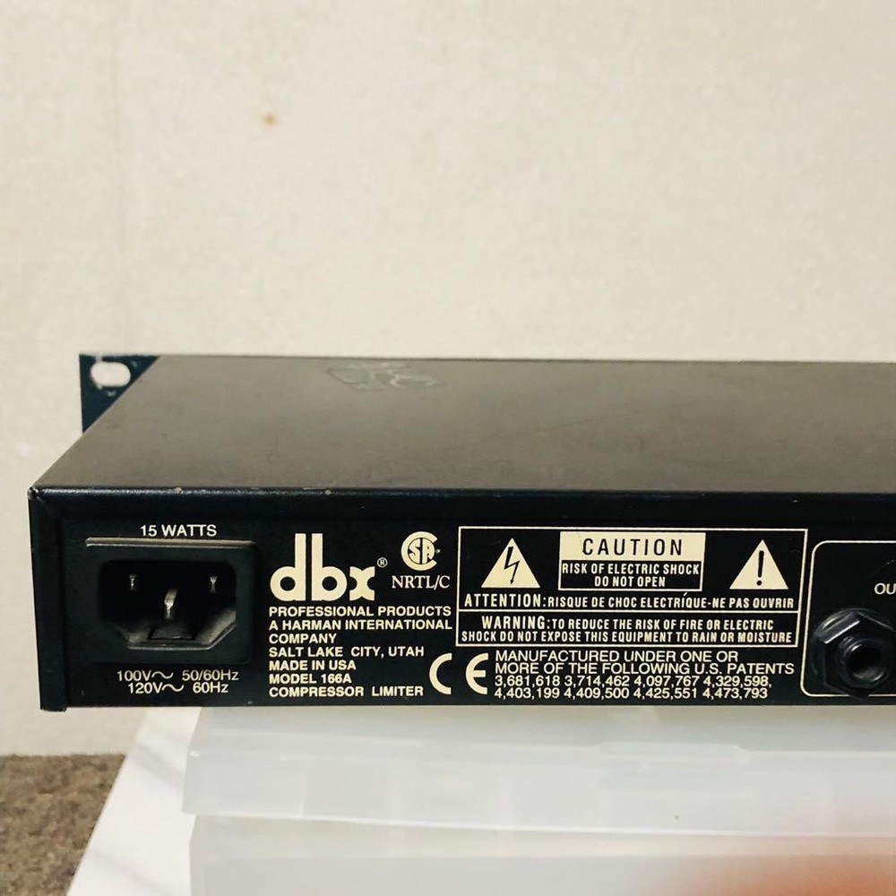 G73 Junk dbx Mic Preamp Compressor Studio Audio Equipment