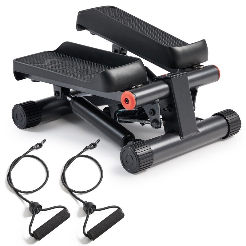 Upgraded Mini Stepper W/ Adjustable Bands Full Body Workout Bluetooth App New