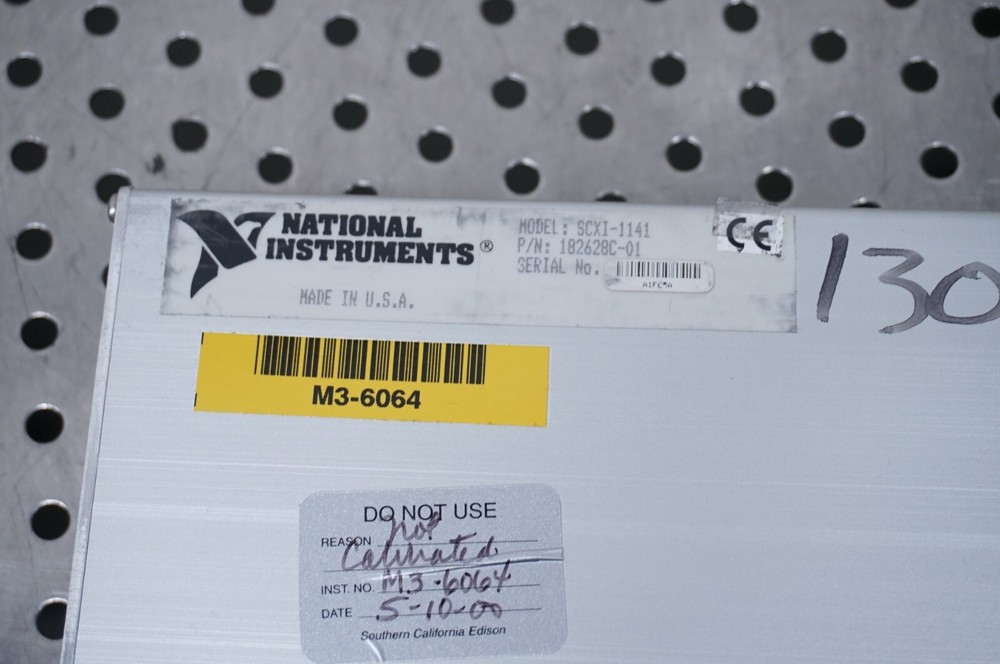National Instruments NI SCXI-1141 8-ch Elliptical Lowpass Filter Input Module