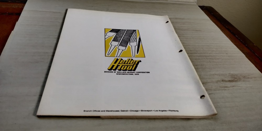 MINT!! 1970 HELLER FILES Catalog Tools USA C1