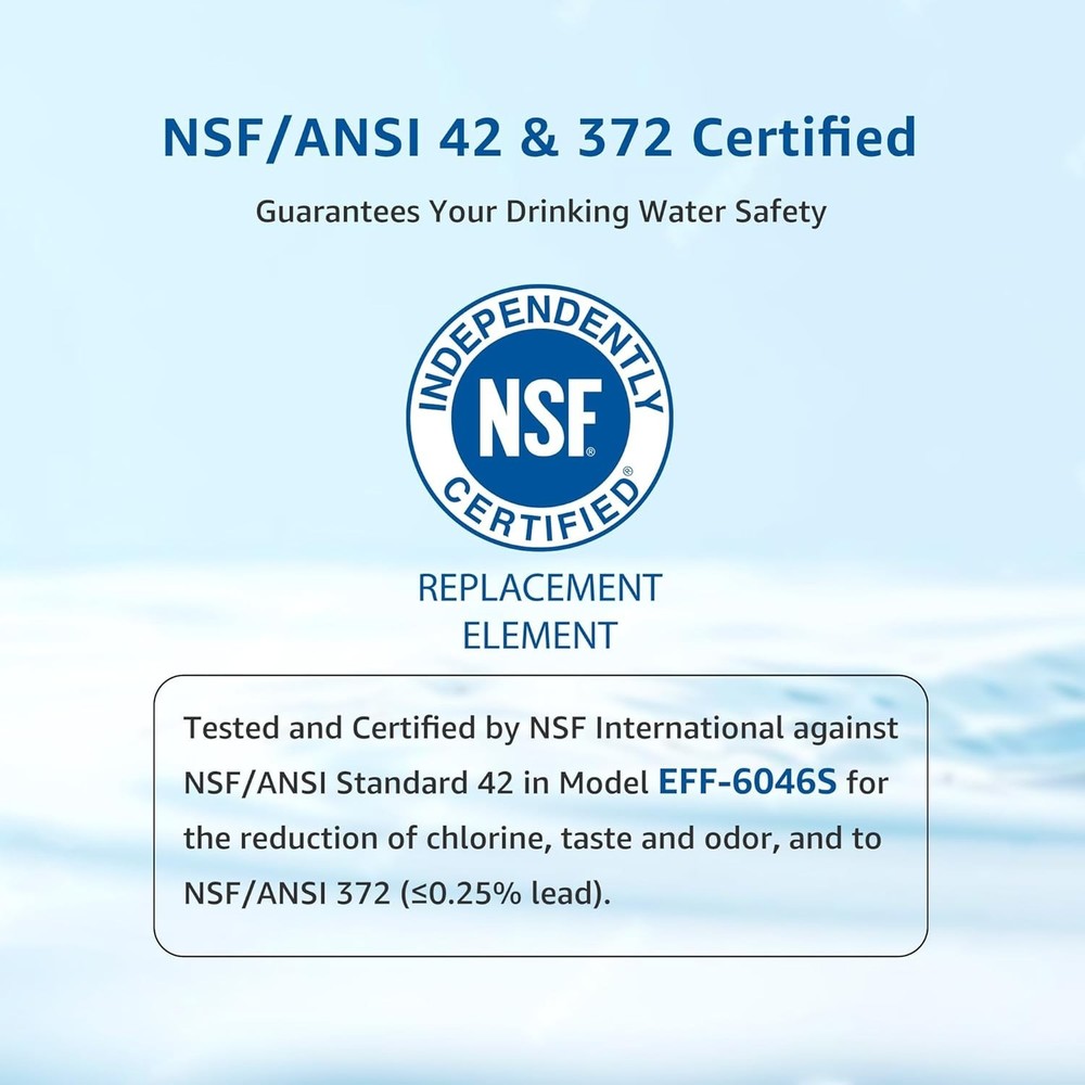 Filterlogic LT1000PC Refrigerator Water Filter, Replacement for LG, 3 Filters