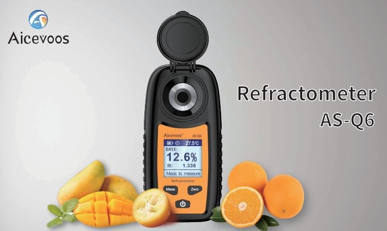 Digital Sugar Brix Refractometer brix Meter Automatic Temperature Large
