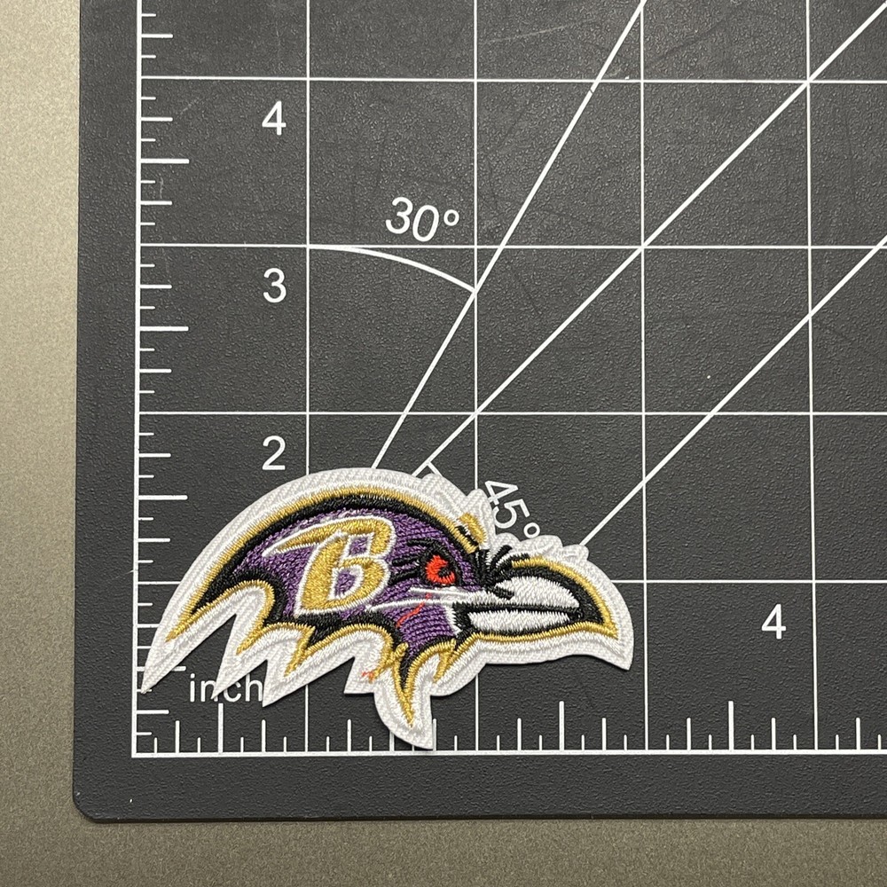 Baltimore Ravens Patch Embroidered Iron 1.75x3 Inch