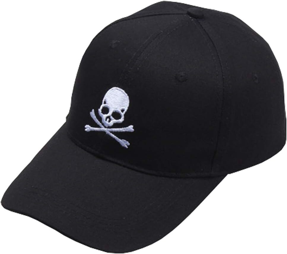 Adjustable Hat Cap Skeleton Bone Sport Sunhat Snapback Embroidery...