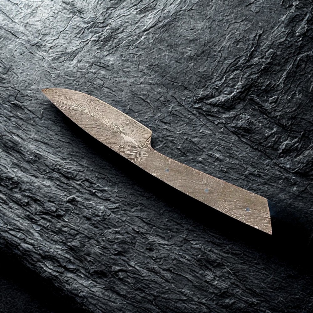 SK Customs Professional Damascus Blade Blank - Luxury 512-Layer Custom Supply