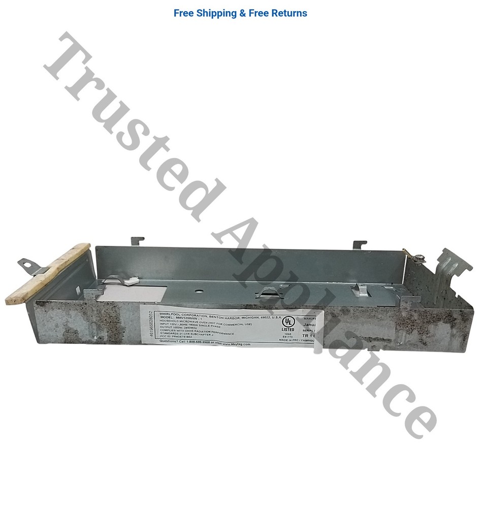 Whirlpool Microwave Control Bracket W10245199 SILVER