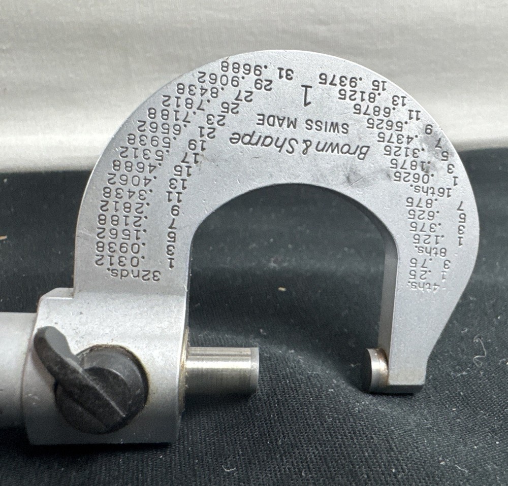 Brown & Sharpe Micrometer 0"-1"