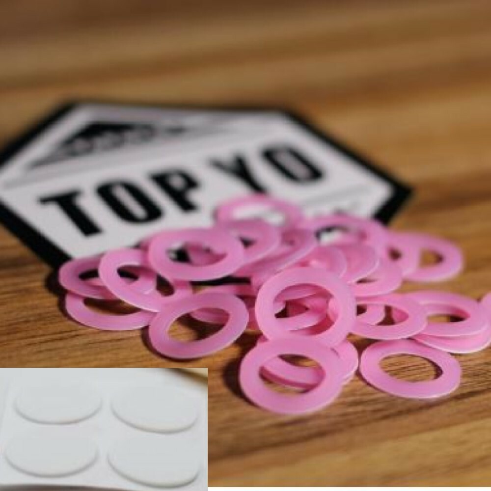 TOP YO Replacement Silicone Yo-Yo Pads (1 Pair-2 Pads)