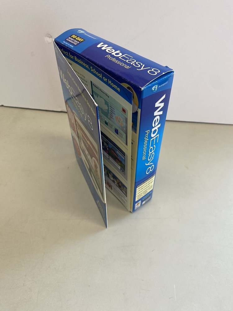 Avanquest WebEasy 8 Professional - Full Version for Windows. Sealed