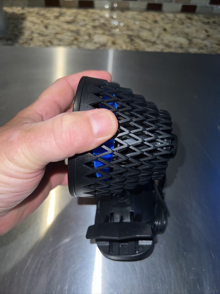 Small black portable USB Fan Office Desktop Adjustable