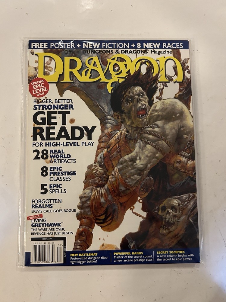 TSR: Dragon Magazine: Issue 297