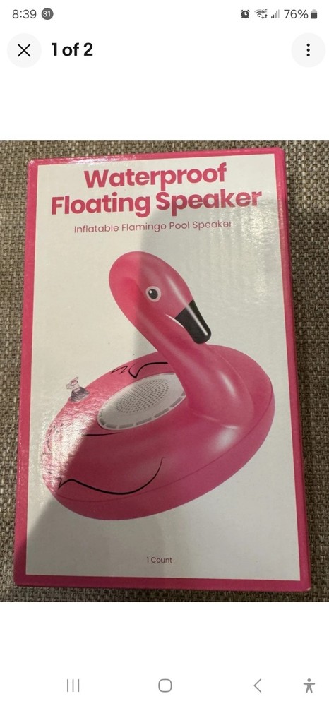 Flamingo Waterproof Floating Speaker