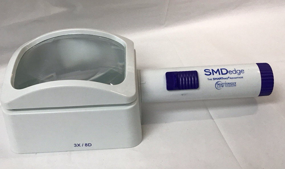 Mattingly SmartMag 3X Neutral While SMD LED Stand Magnifier - EUC