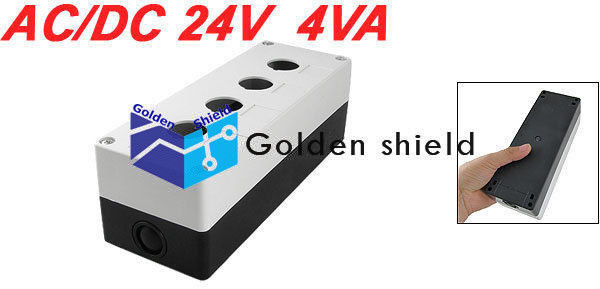 BX4-22 White Black Plastic 4 Holes Push Button Switch Control Box✦Kd