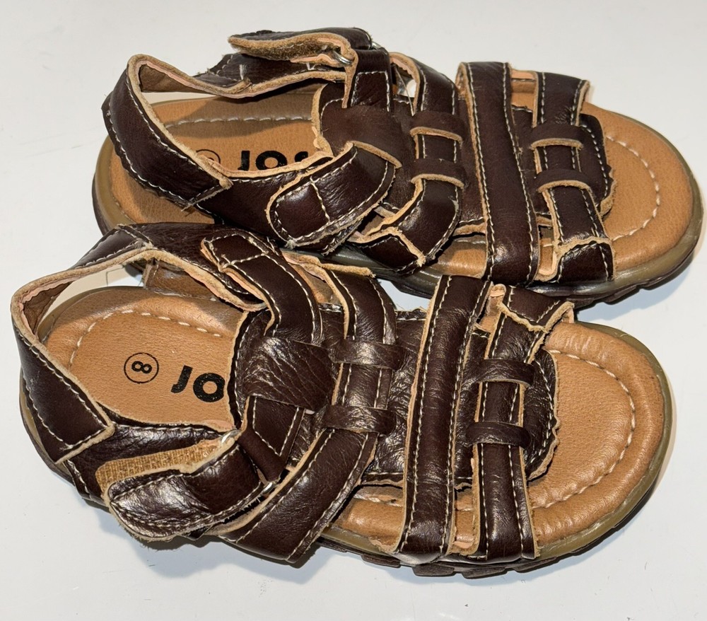 Boys Josmo Brown Sandals Size 8