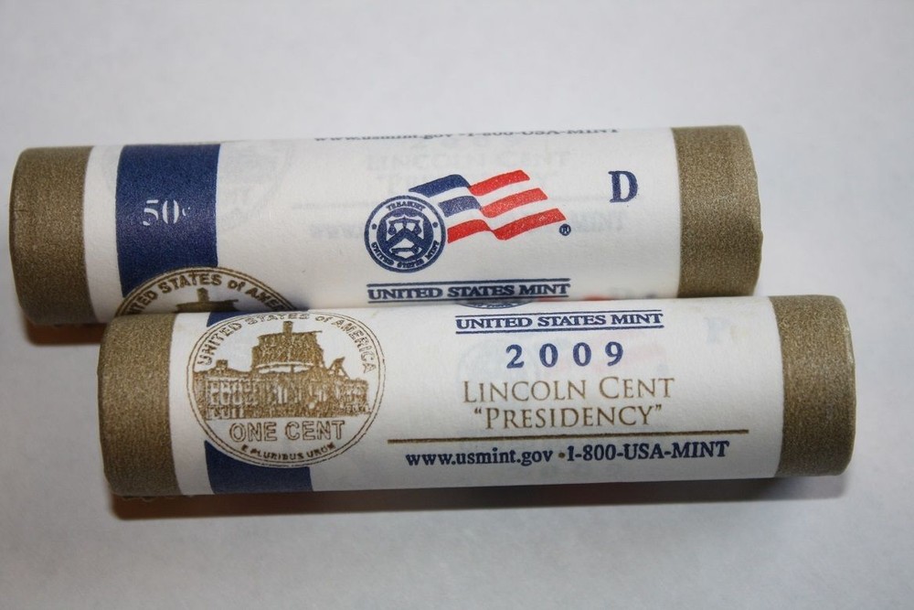 2009P&D LINCOLN CENT TWO-ROLL SET "PRESIDENCY" - LP4