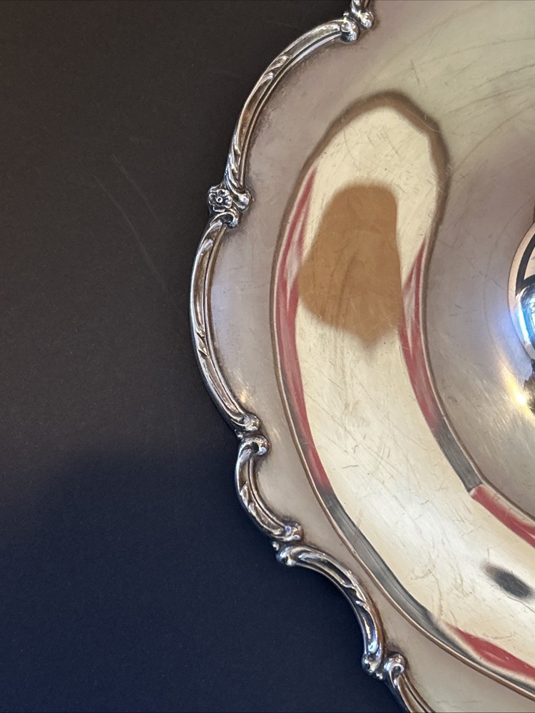 1847 ROGERS BROS~"REFLECTIONS"~ 12" SILVER PLATE SERVING TRAY #9266~VERY NICE!!