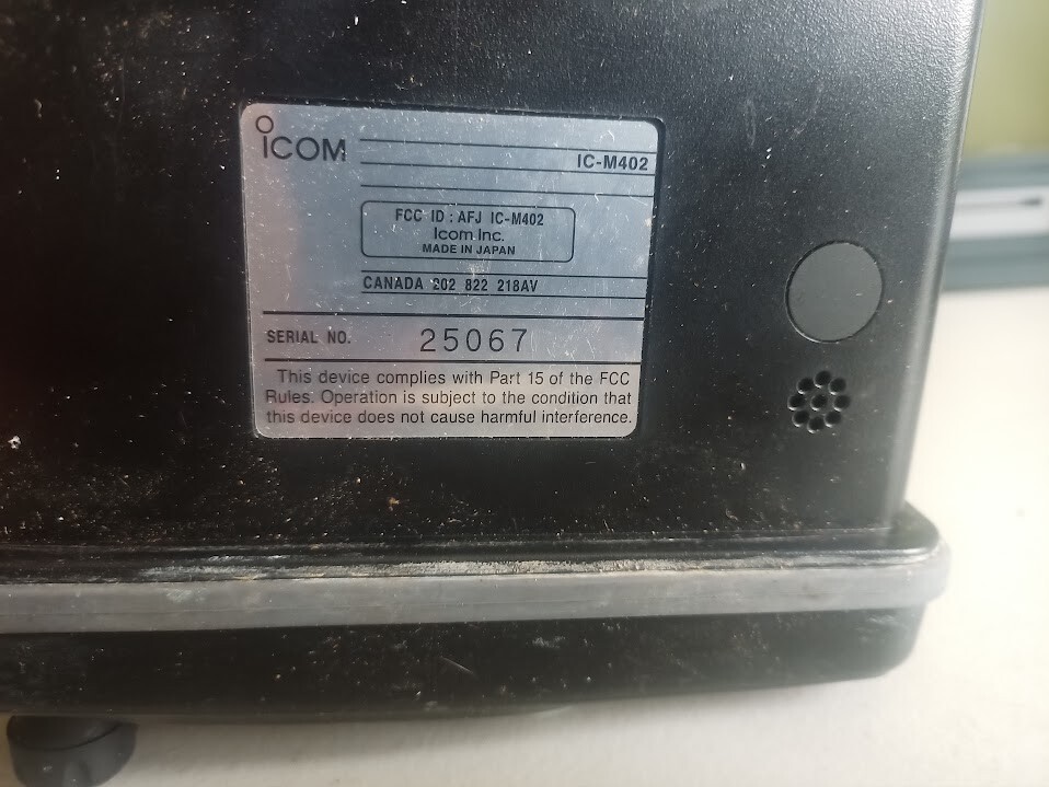 Icom marine VHF IC-M402