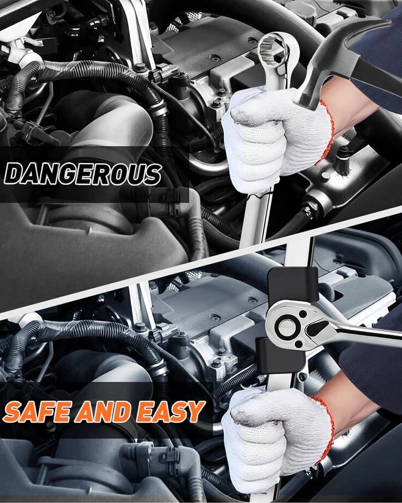 Universal Wrench Extender Tool Bar Extra Long Torque Wrench Extension Hand Tool