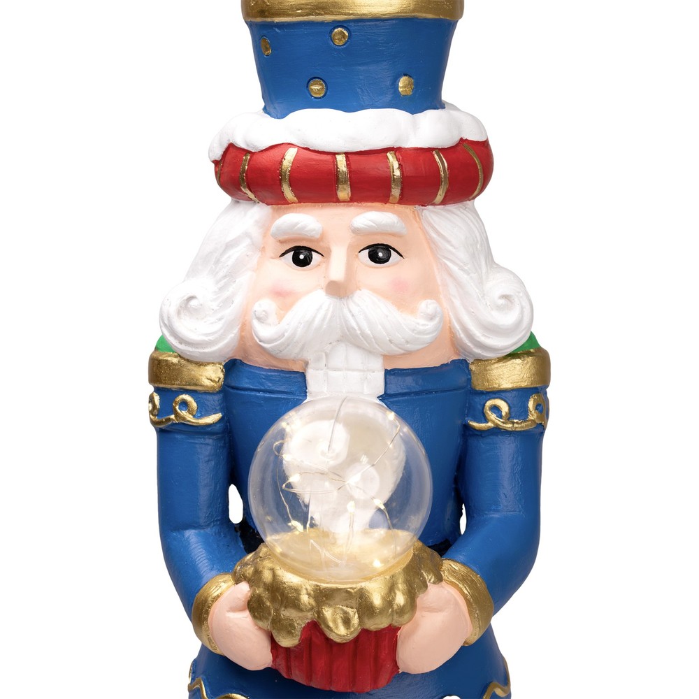 LED Lighted Nutcracker Soldier with Christmas Tree - 32"