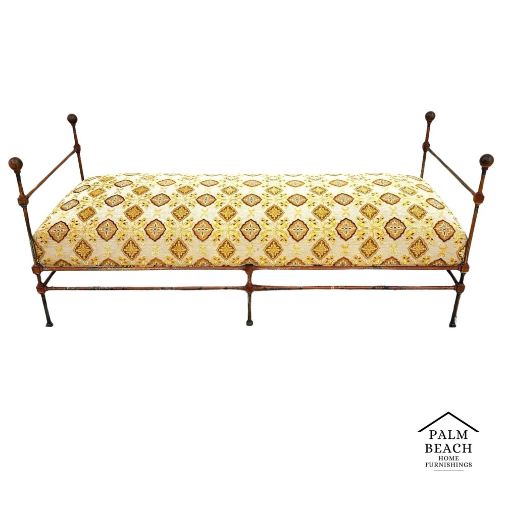 Antique Iron Daybed Bench