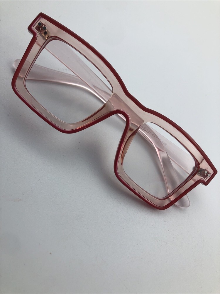 Glasses Blue Light Blocking Red Clear eyeglasses