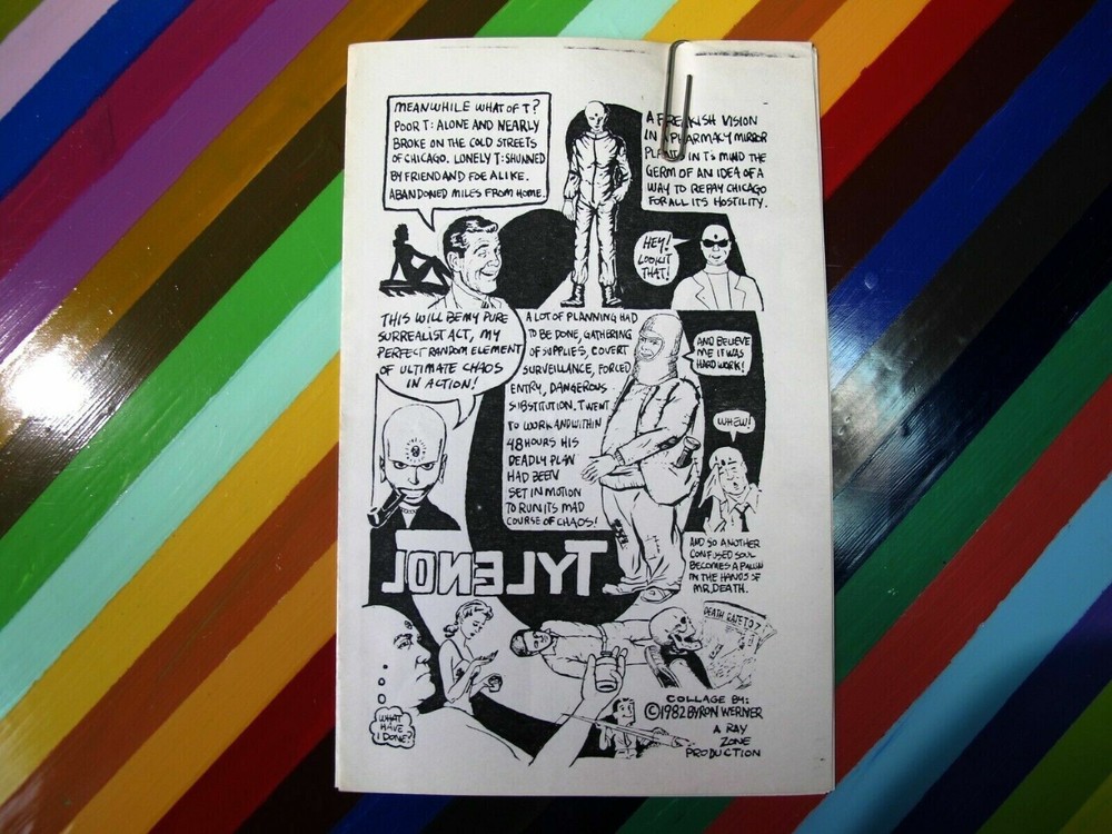 vtg underground comic comix Lonely T 1982 Byron Werner