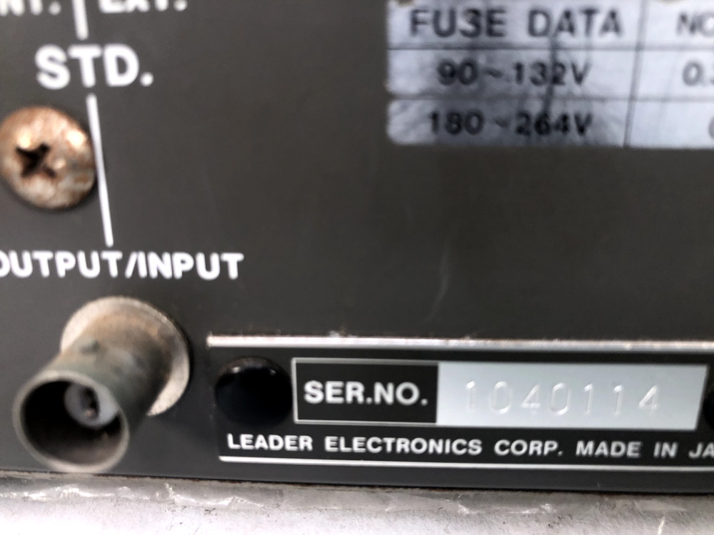 LEADER ELECTRONICS LDC-824S 520MHZ DIGITAL FREQUENCY COUNTER