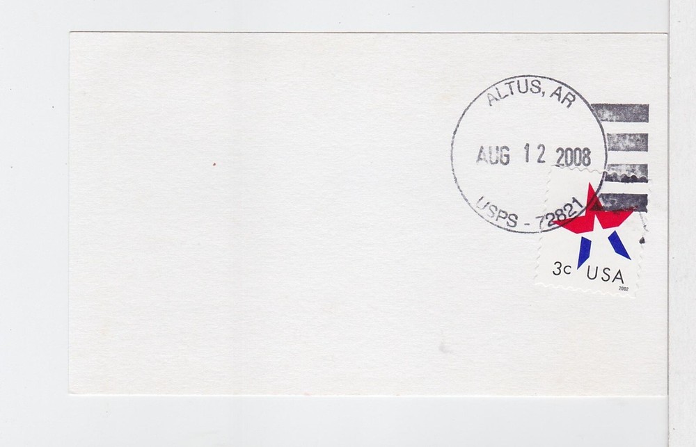 TurtlesTradingPost- Arkansas- Altus, AR  2008 Hand Cancel