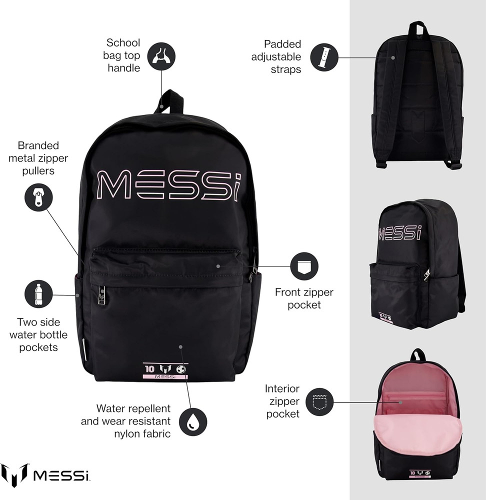 Lifestyle Backpack, Bookbag with Pockets & Adjustable Straps
