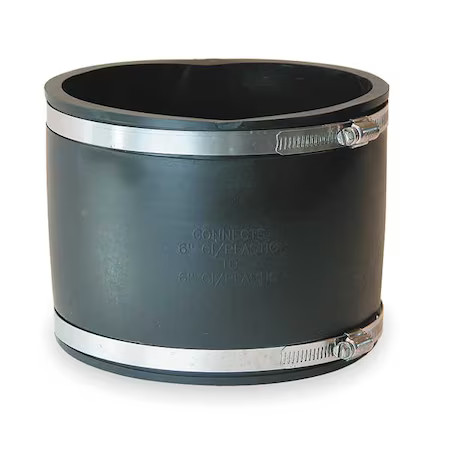 Fernco 1056-55 Flexible Coupling, For Pipe Size 5" X 5"