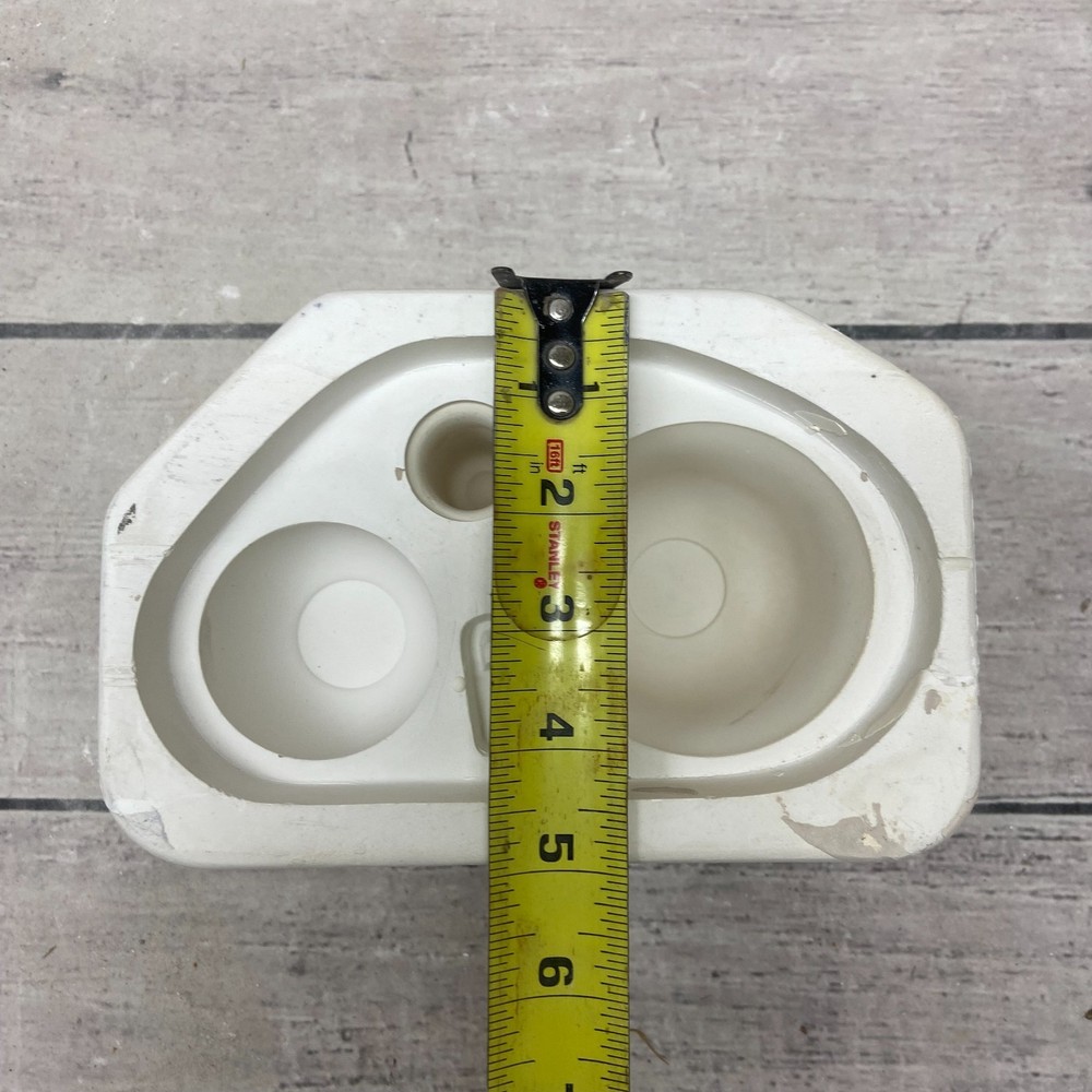Vintage 1971 Duncan Ceramic Casting Mold Egg Cup Dinner Bell #DM-436
