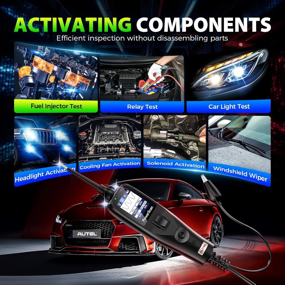 2026 Autel PowerScan PS100 Electrical Diagnosis PowerScan Autrcuit Battery Test