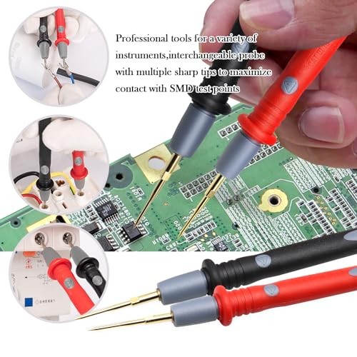 22-Piece Multimeter Test Lead Kit, Back Probe Test Leads,Multimeter