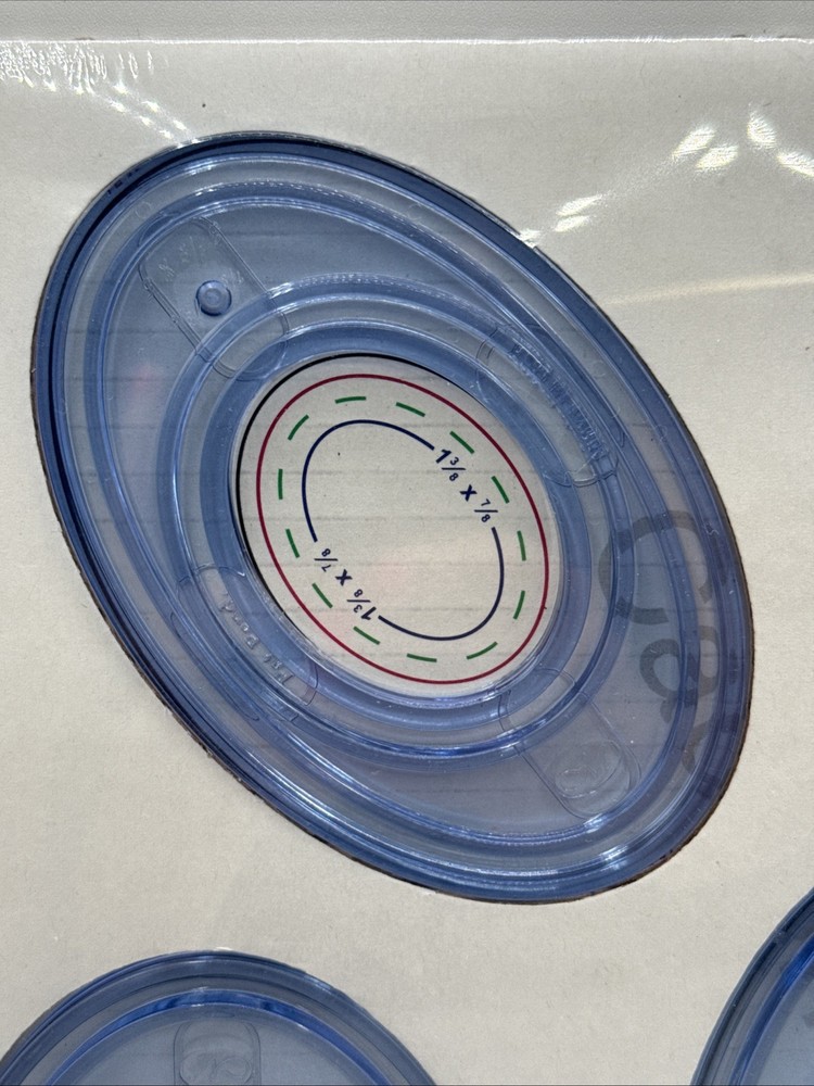 Creative Memories 4 OVAL PATTERNS Custom Cutting System 2003 #6214610403 SEALED