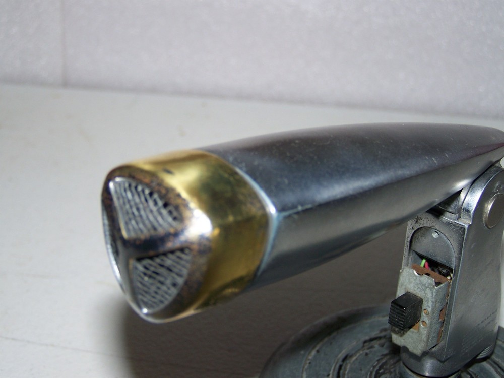 Vintage Electro Voice Microphone missing switch tag unknown model number AS-IS