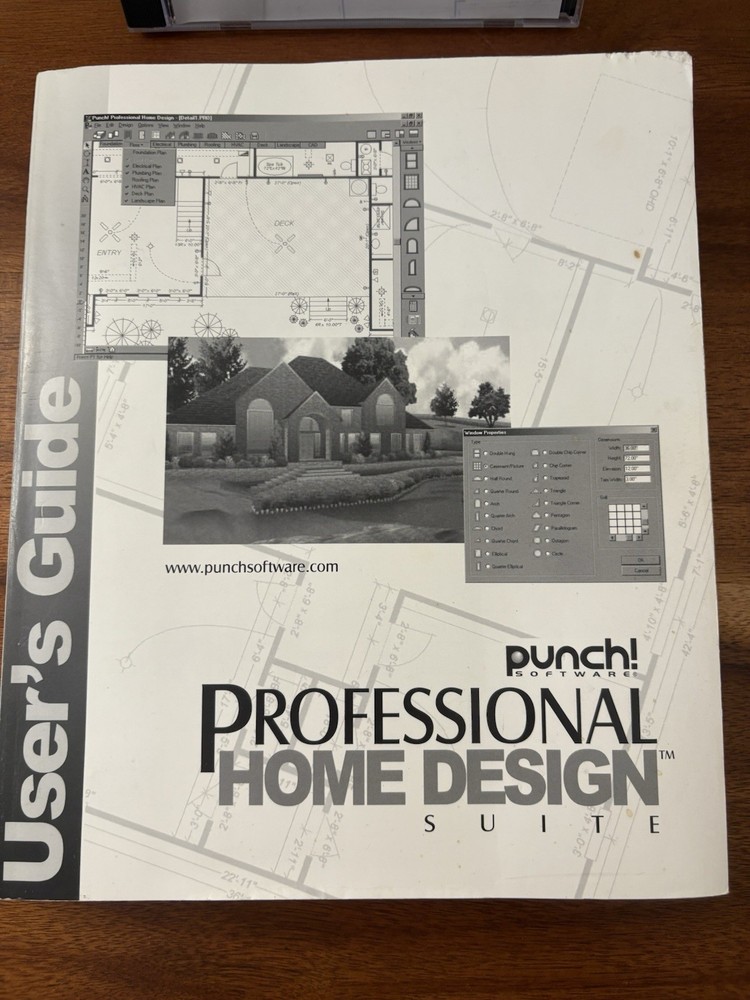 PUNCH! Professional Home Design Suite User's Guide & CD 2000 / 2001