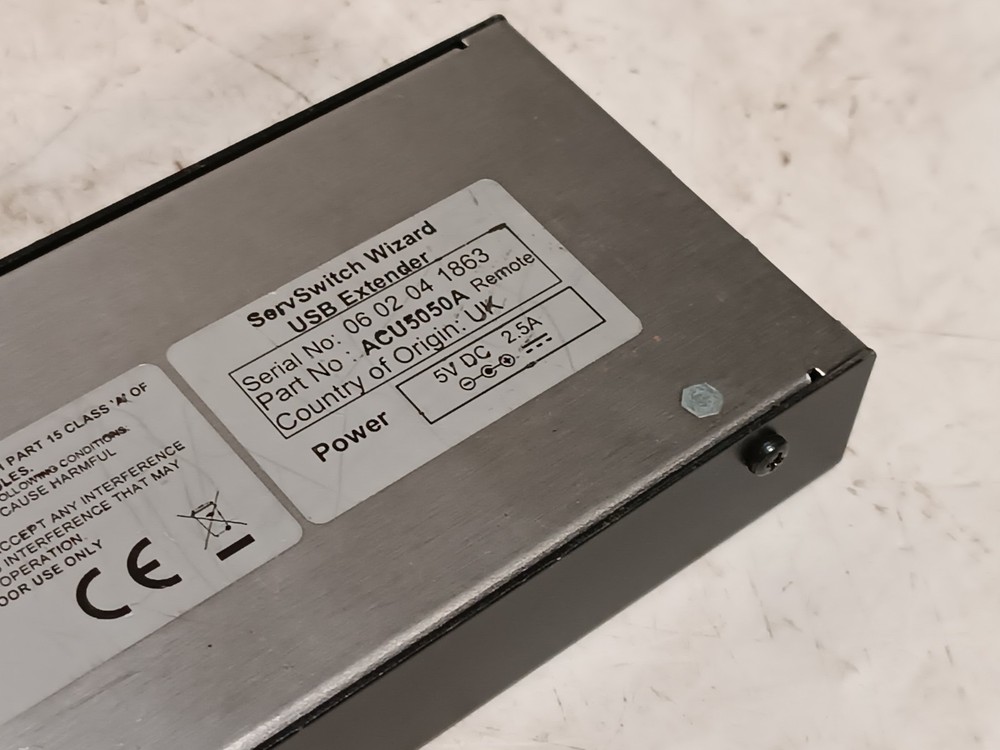 Black Box ACU5050A ServSwitch Wizard USB Extender Remote Unit, 5VDC, 2.5A