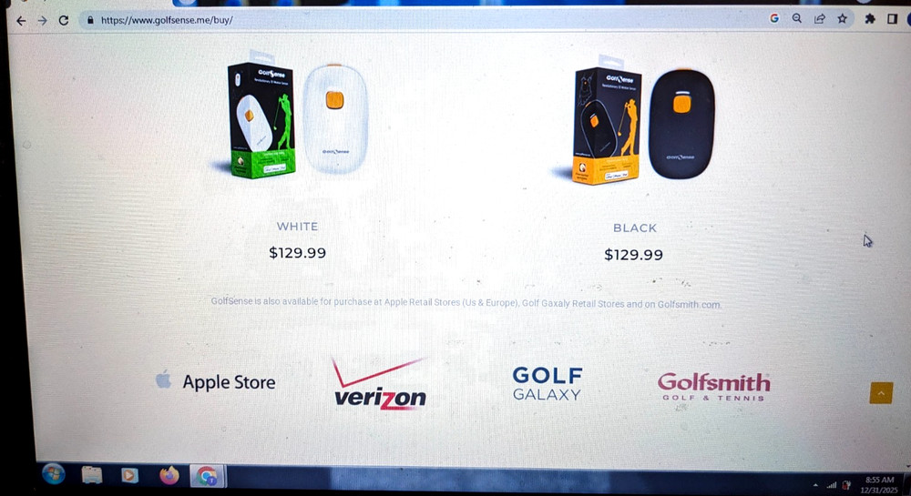 Golf Precise motion sensor correct your swing, analyzes records easy to use 3D