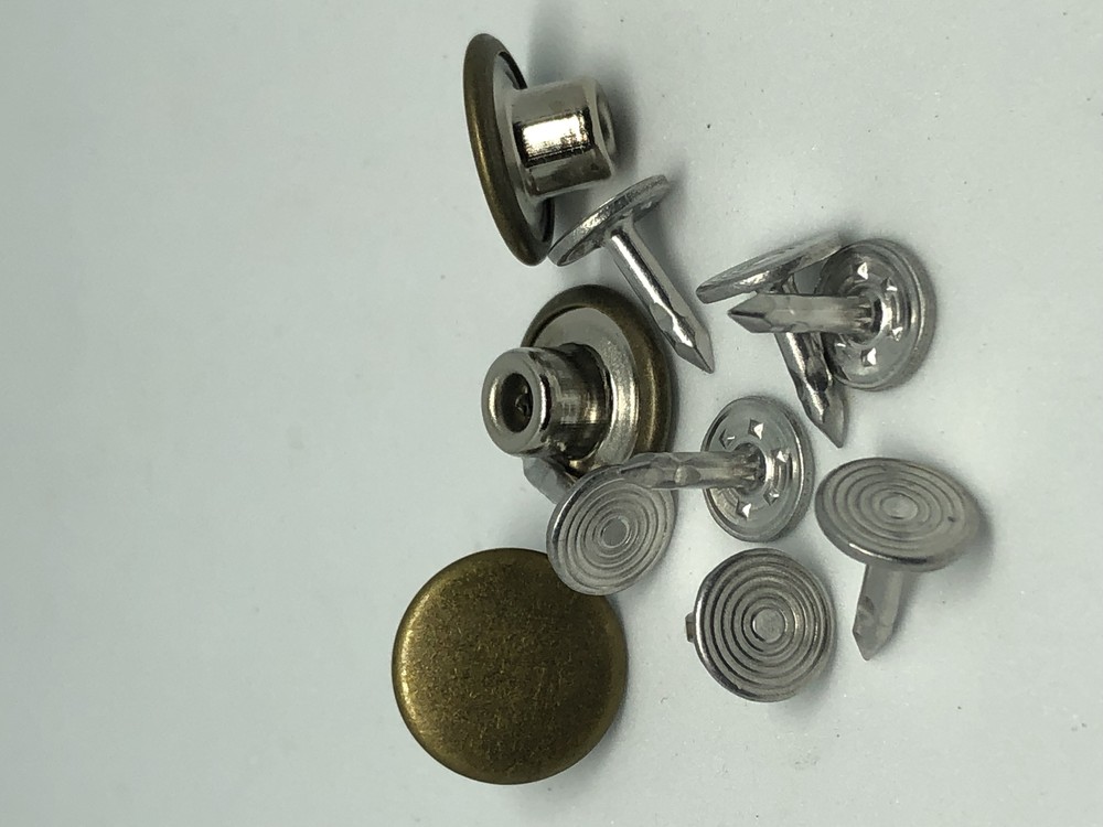 Tandy Leather Button Studs for leather or Fabric