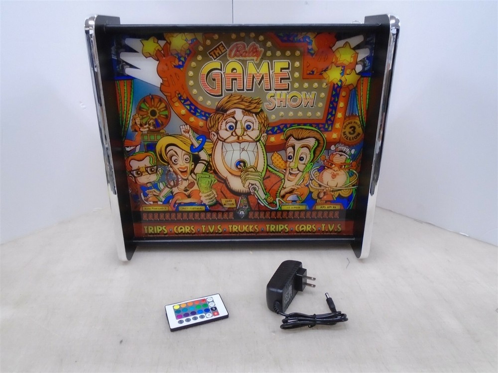 Bally The Game Show Pinball Head LED Display light box