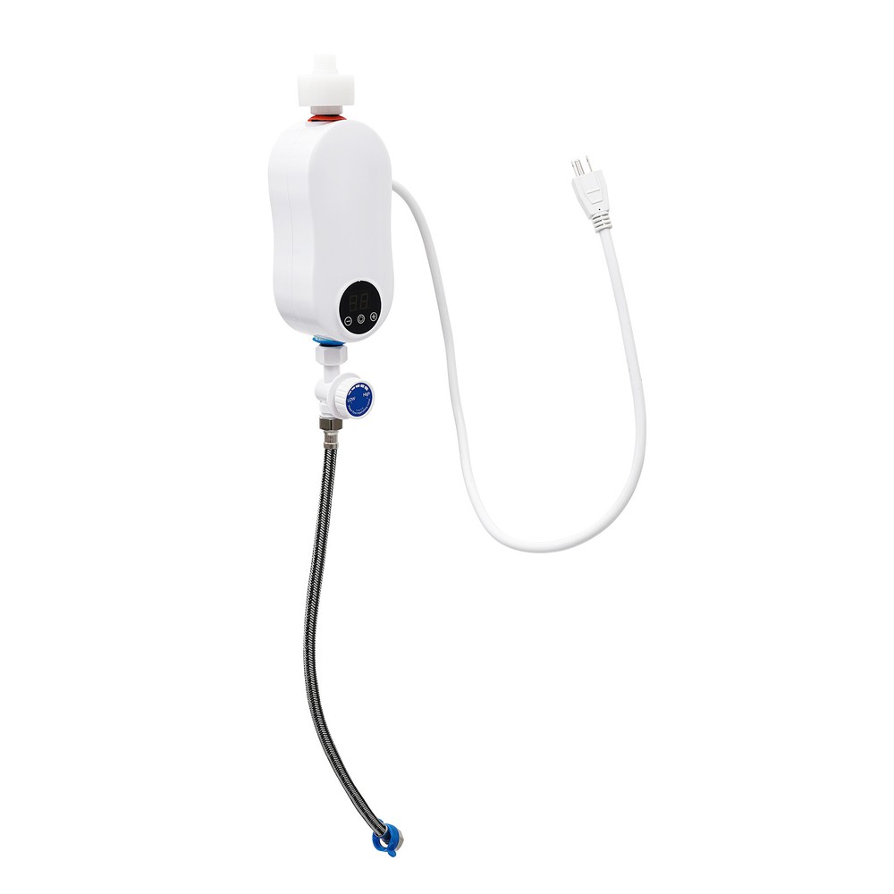 110V Instant Hot Water Heater With Shower Head Tankless Electric Shower 3500W US