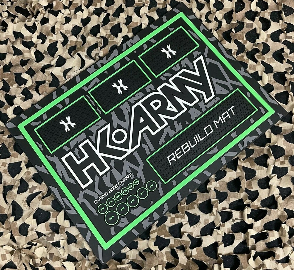 NEW HK Army Tech Mat - Black/Neon
