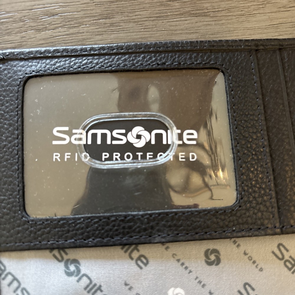 Samsonite RFID Passport Wallet, Black, One Size