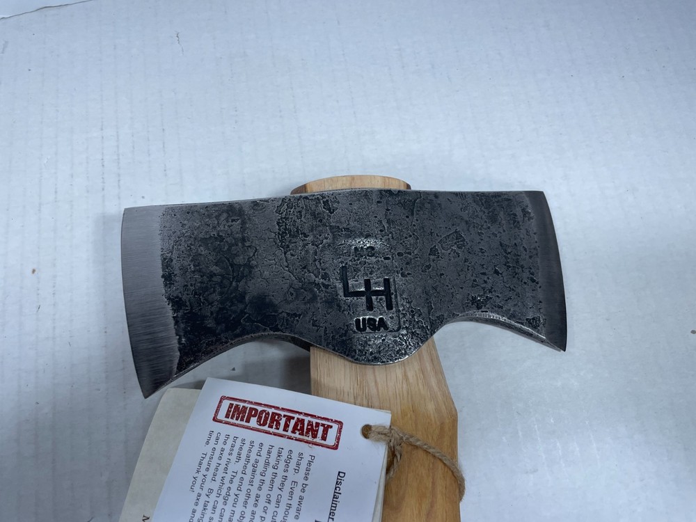 Hoffman Blacksmithing 28 inch Saddle axe with sheath new NWT